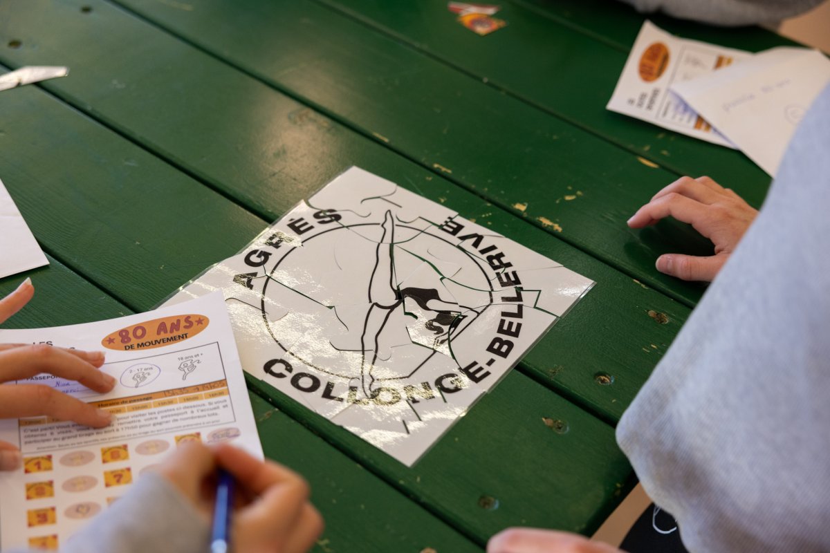 Parcours de postes lors de la fête du club